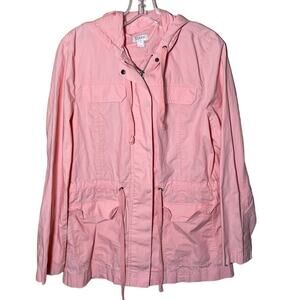 J. Crew Lightweight Pink Jacket Size Medium